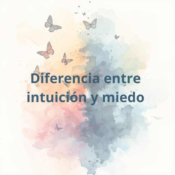 Diferencia entre intuición y miedo
